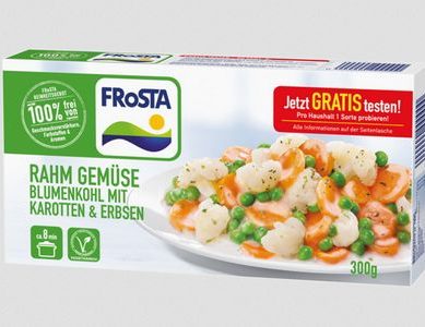 Frosta: Rahm-Gemüse mit Gratis-Test-Aktion