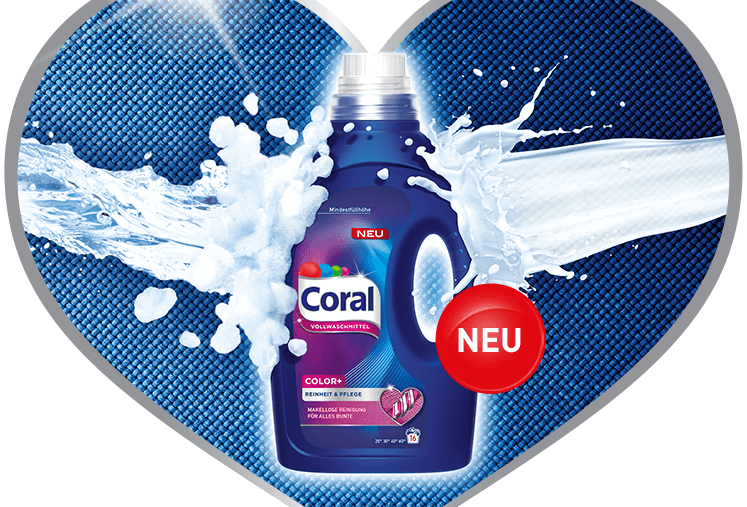 Coral: Jetzt das neue Vollwaschmittel testen!