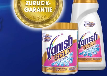 Vanish: Gold Oxi Action für Weißes mit Geld-zurück-Garantie